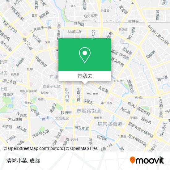 清粥小菜地图