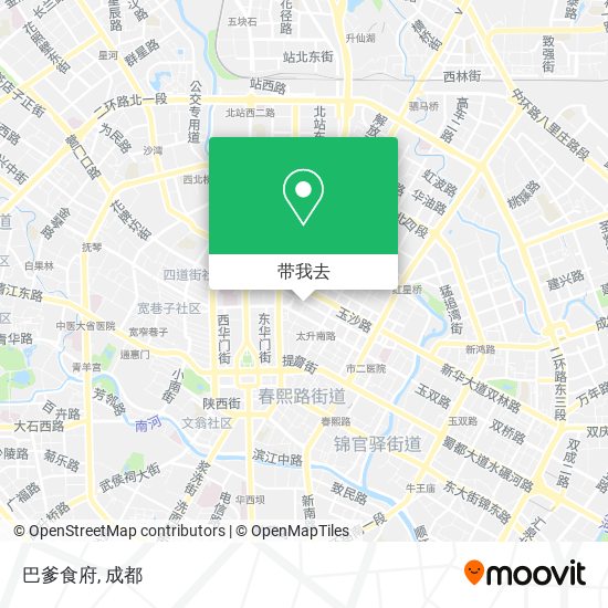 巴爹食府地图