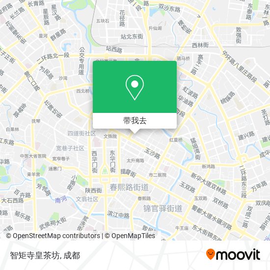 智矩寺皇茶坊地图
