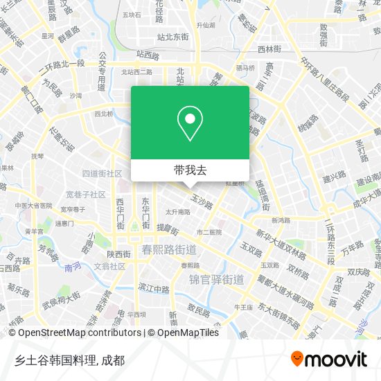 乡土谷韩国料理地图