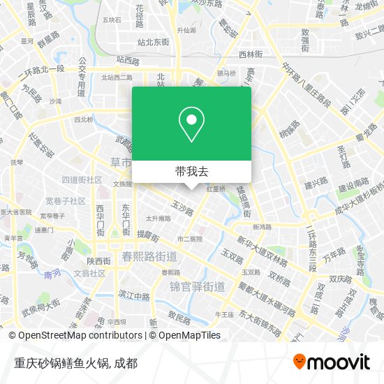 重庆砂锅鳝鱼火锅地图