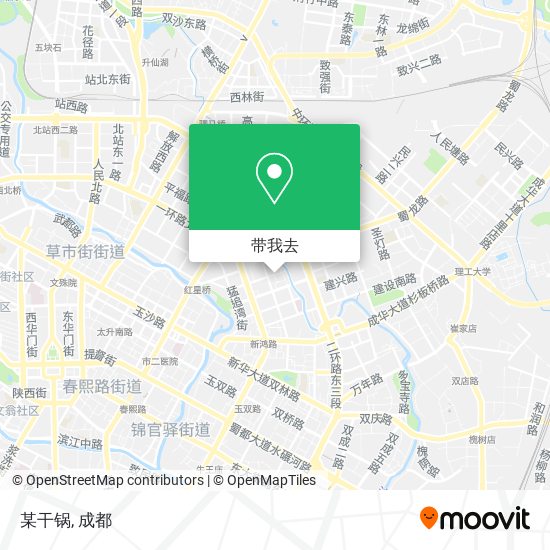 某干锅地图