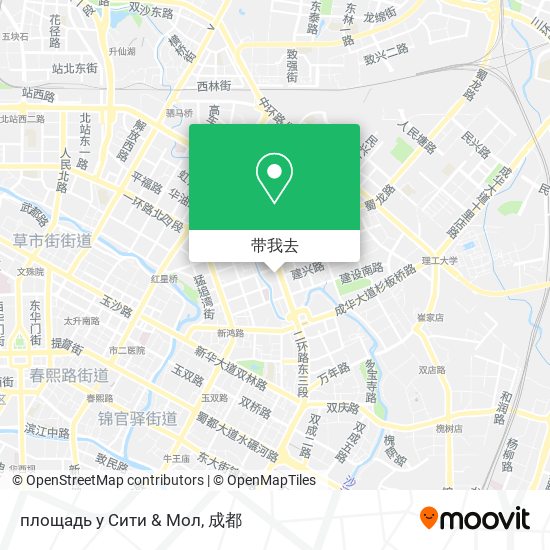площадь у Сити & Мол地图