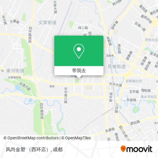 风尚金塑 （西环店）地图