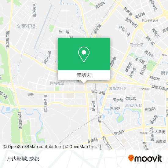 万达影城地图