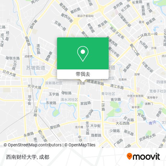 西南财经大学地图