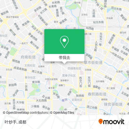 叶炒手地图