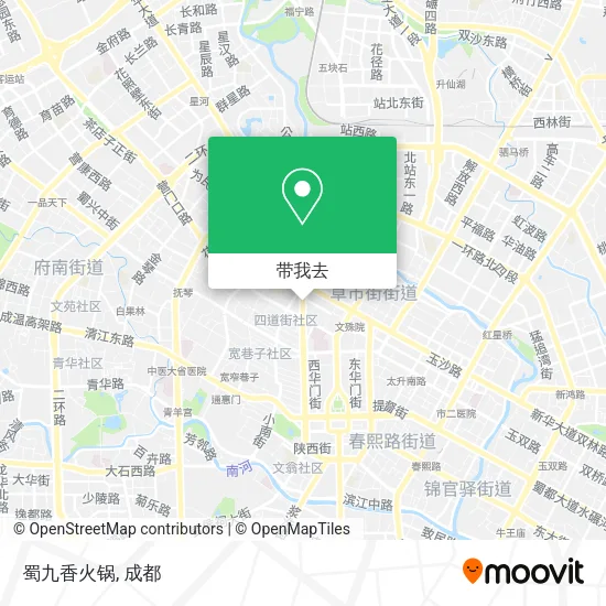蜀九香火锅地图