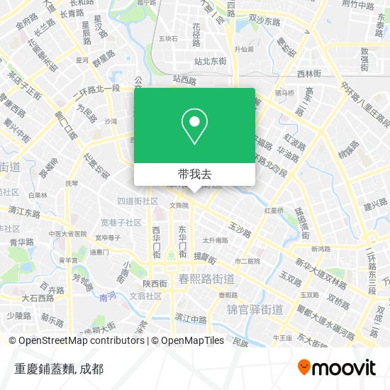 重慶鋪蓋麵地图