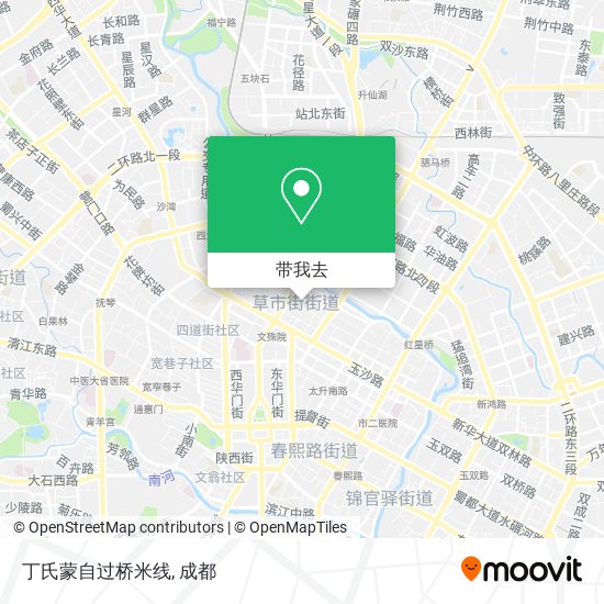 丁氏蒙自过桥米线地图