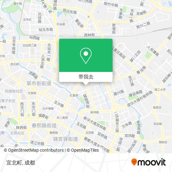 宜北町地图