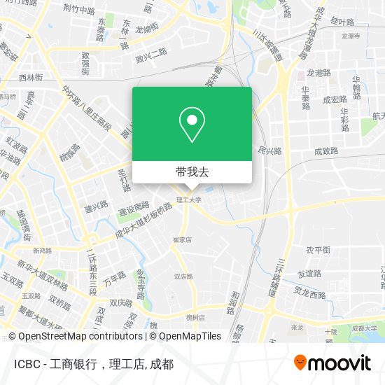 ICBC - 工商银行，理工店地图