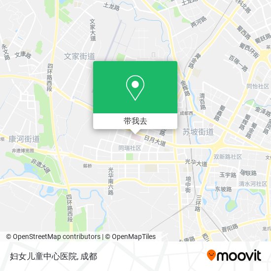 妇女儿童中心医院地图
