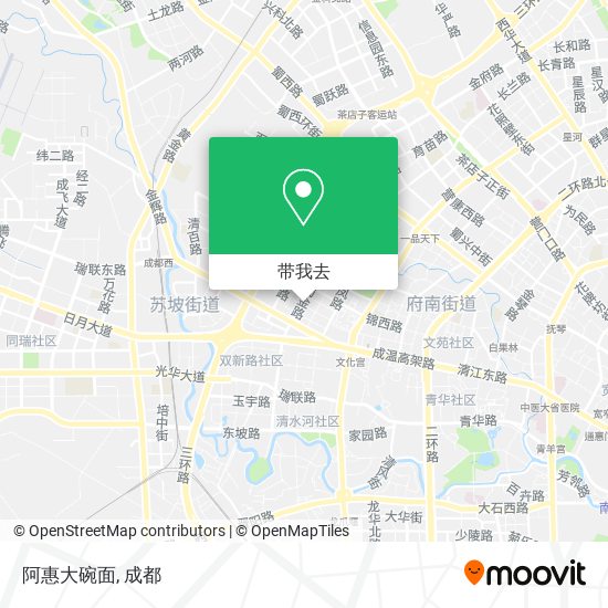 阿惠大碗面地图
