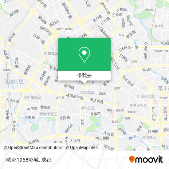 峨影1958影城地图