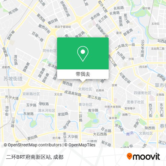 二环BRT府南新区站地图