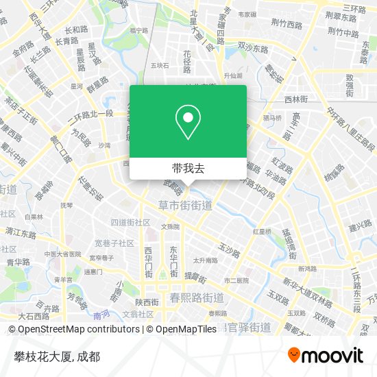 攀枝花大厦地图