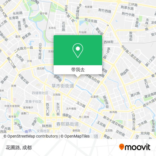 花圃路地图