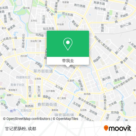 甘记肥肠粉地图