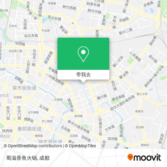 蜀滋香鱼火锅地图