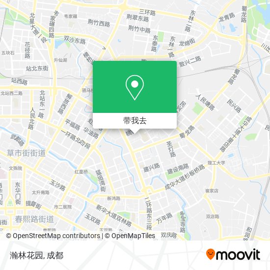 瀚林花园地图