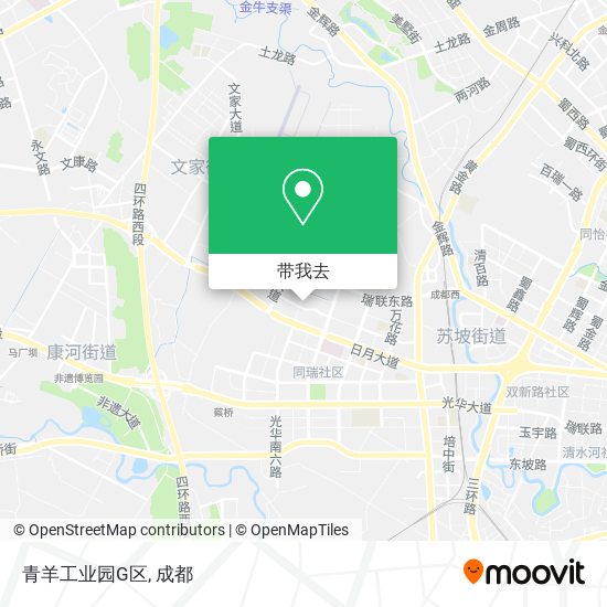 青羊工业园G区地图