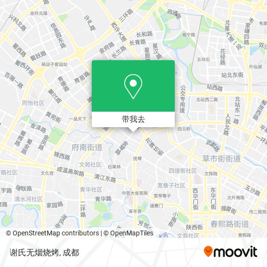谢氏无烟烧烤地图