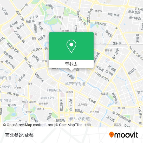 西北餐饮地图