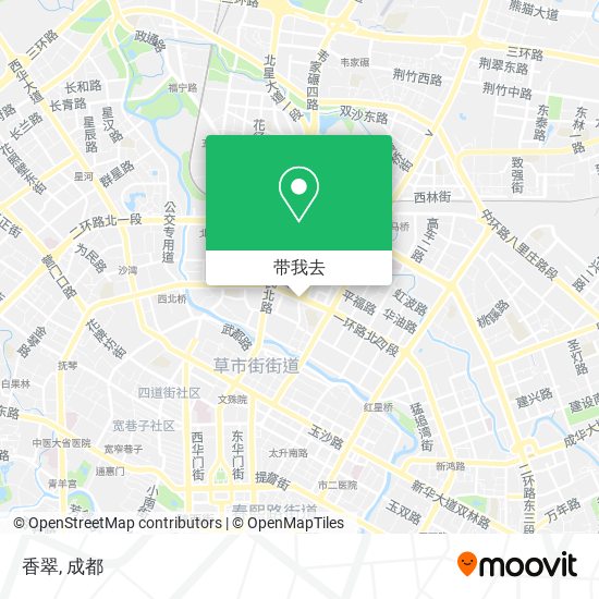 香翠地图
