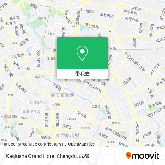 Kaqiusha Grand Hotel Chengdu地图