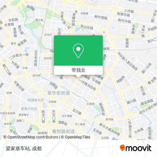 梁家巷车站地图