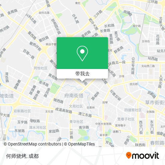 何师烧烤地图