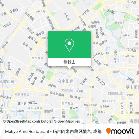 Makye Ame Restaurant - 玛吉阿米西藏风情宫地图