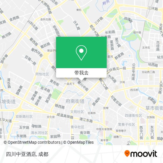 四川中亚酒店地图