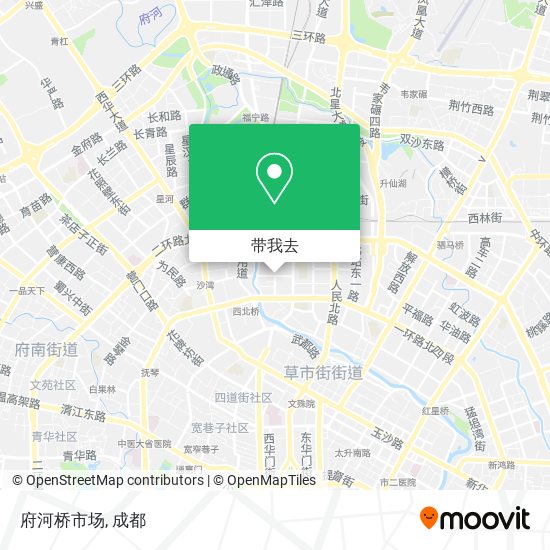 府河桥市场地图