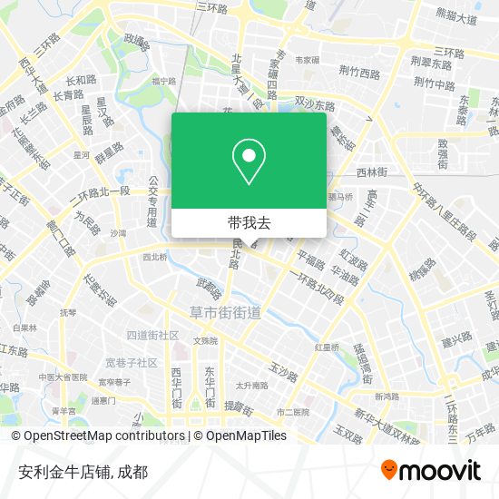 安利金牛店铺地图