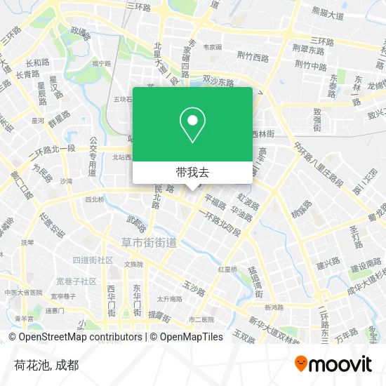 荷花池地图