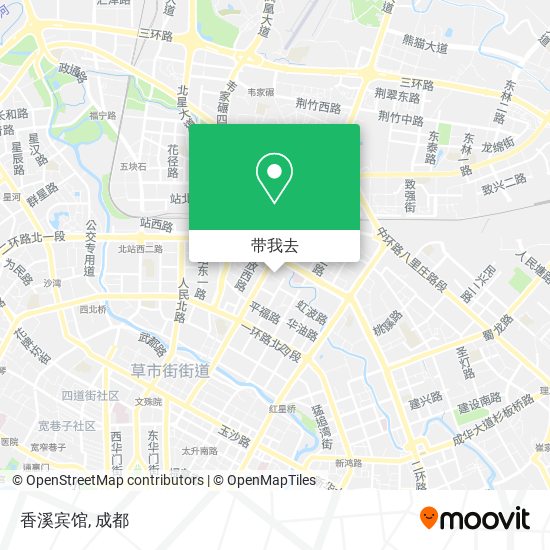 香溪宾馆地图