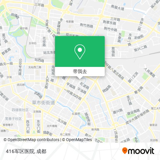 416军区医院地图