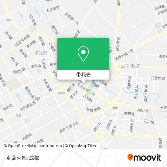 卓鼎火锅地图