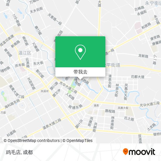 鸡毛店地图
