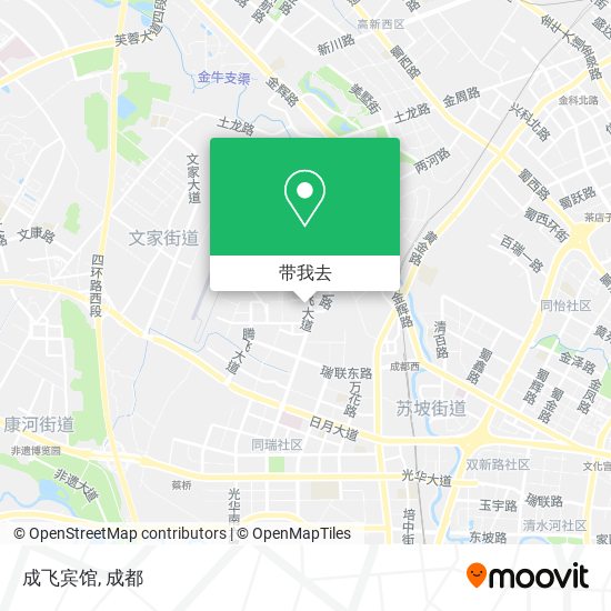 成飞宾馆地图