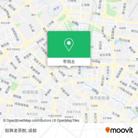 順興老茶館地图