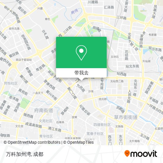 万科加州湾地图