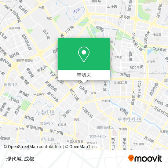 现代城地图