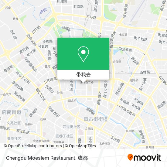 Chengdu Moeslem Restaurant地图