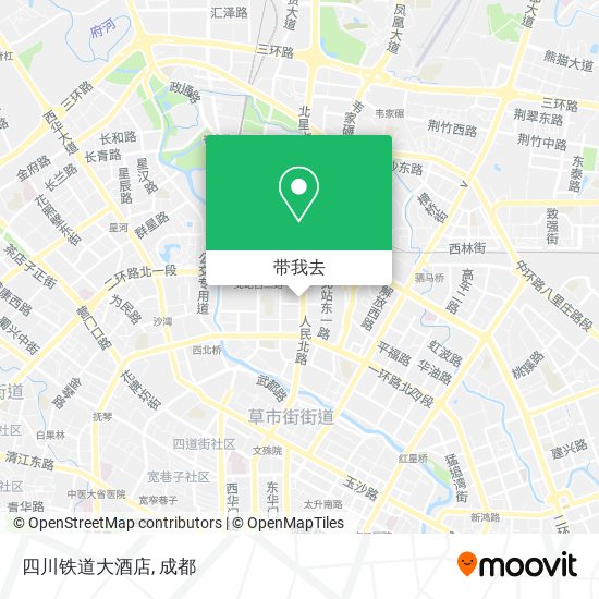 四川铁道大酒店地图