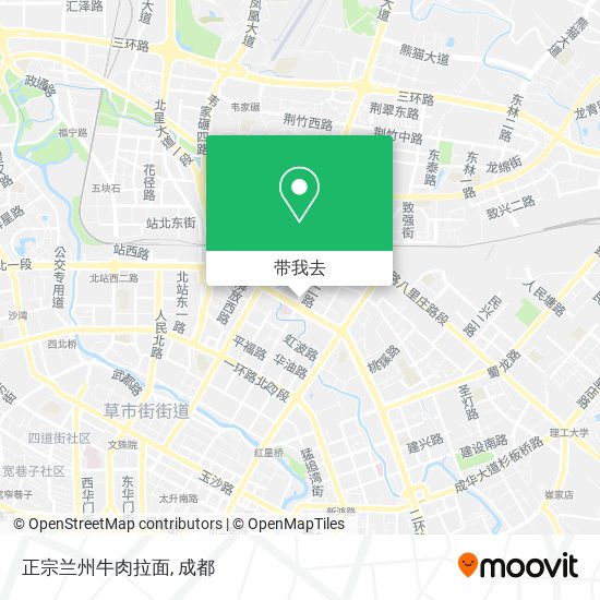 正宗兰州牛肉拉面地图