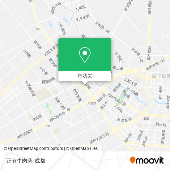 正节牛肉汤地图