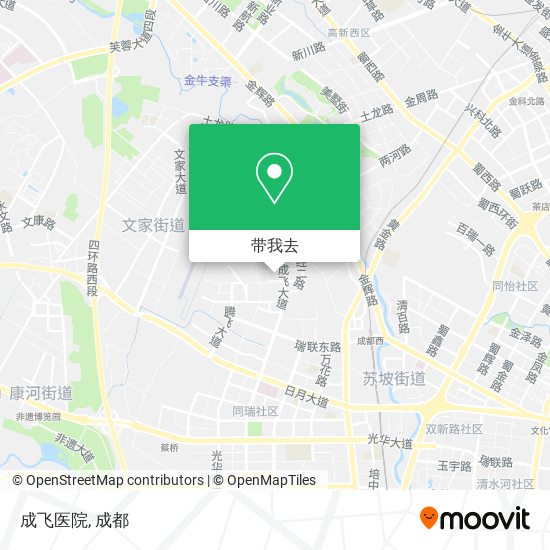 成飞医院地图